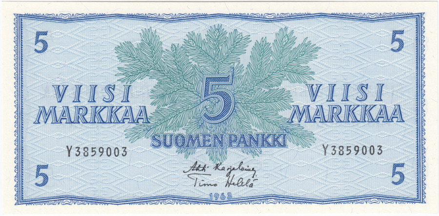 5 Markkaa 1963 Y3859003